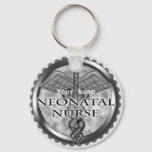 Porte-clés Grey caduceus Infirmière néonatale (Recto)