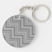 Porte-clés Grey stripes zigzag (Dos)