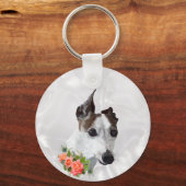 Porte-clés Greyhound et Fleurs italiennes (Verso)