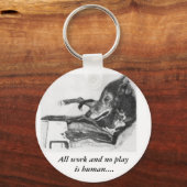 Porte-clés Greyhound sur le croquis de l'ordinateur (Recto)