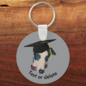 Porte-clés Greyhound The Graduate Funny Dog Personalized (Recto)