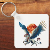 Porte-clés Griffin et Lune (Recto)