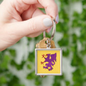Porte-clés Griffin Rampant Purpure (main)