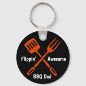 Porte-clés Grill Master Papa BBQ (Verso)