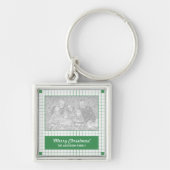 Porte-clés Grille verte (Devant)