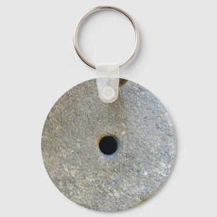 Porte-clés grimace de pain de céréale de blé de farine de