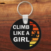 Porte-clés grimper comme une fille (Recto)