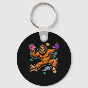 Porte-clés Grimpeur de montagne Sasquatch Bigfoot Bouldering