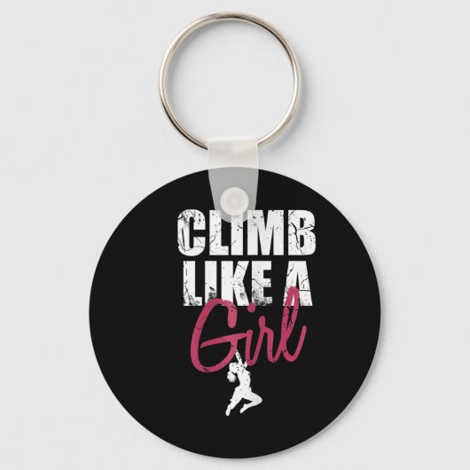 Porte-clés Grimpeur d'escalade de bloc - Grimper comme un Gi (Recto)