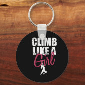 Porte-clés Grimpeur d'escalade de bloc - Grimper comme un Gi (Recto)