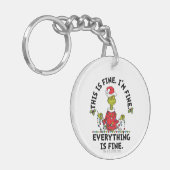 Porte-clés Grinch | Everything is Fine (Devant gauche)