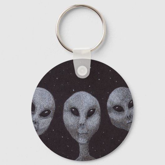 Porte-clés Gris Alien (Recto)