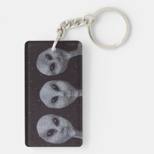 Porte-clés Gris Alien