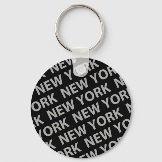 Porte-clés Gris de New York Pattern (Recto)
