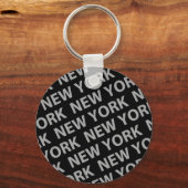 Porte-clés Gris de New York Pattern (Recto)