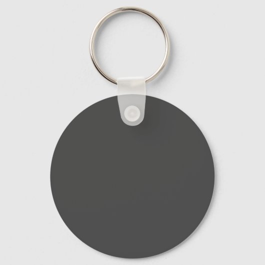 Porte-clés Gris foncé #434343, Gris frisé (Recto)