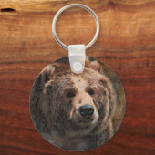 Porte-clés Grizzly peint (Recto)