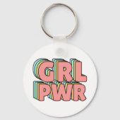 Porte-clés GRL PWR Pastel (Recto)
