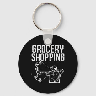 Porte-clés Grocery Shopping Bow Chasse amusante Archer de tir