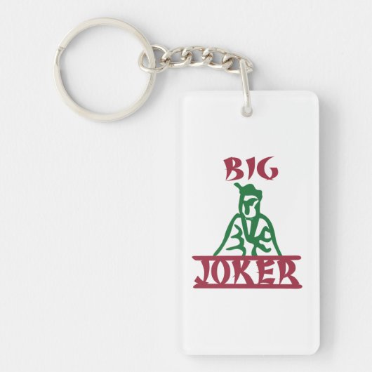 Porte-clés GROG JOKER Mah Jong Tile (Devant)
