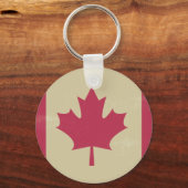 Porte-clés gronder le drapeau canadien (Recto)