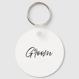 Porte-clés Groom Matching Bride & ; Groom Mariage Obtenir