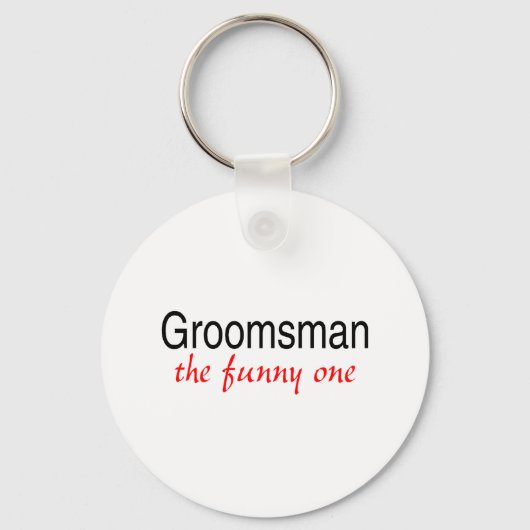 Porte-clés Groomsman Le Drôle (Recto)