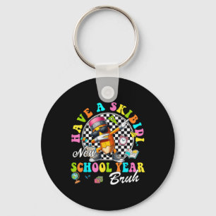 Porte-clés Groovy a une nouvelle année scolaire Skibidi Bruh 