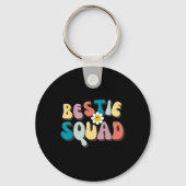 Porte-clés Groovy Bestie Squad Besties Trip Besties Matching (Recto)