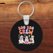 Porte-clés Groovy Boo Boo Crew Nurse Funny Ghost Halloween Te (Recto)