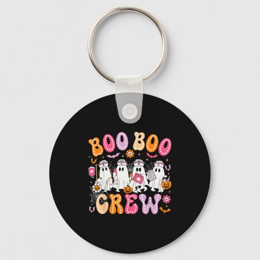 Porte-clés Groovy Boo Boo Crew Nurse Funny Ghost Women Hallow (Recto)