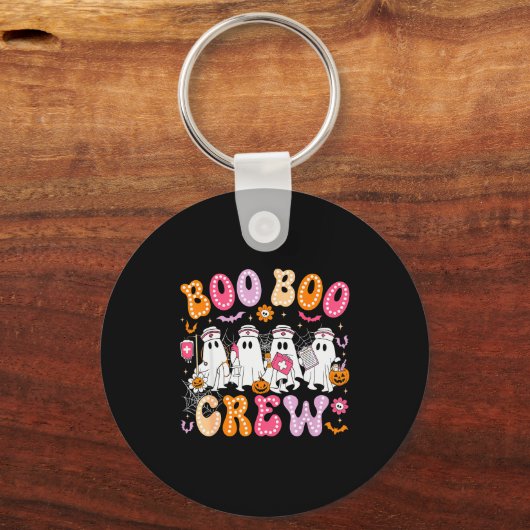 Porte-clés Groovy Boo Boo Crew Nurse Funny Ghost Women Hallow (Recto)