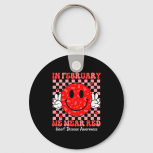 Porte-clés Groovy En Février On Porte Du Rouge Pour La Maladi