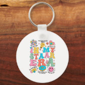 Porte-clés Groovy In My Starr Era Testing Day Teacher Kids Mo (Recto)