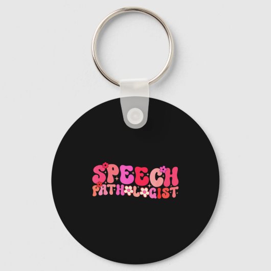 Porte-clés Groovy Speech Pathologist Speech Language Therapy  (Recto)