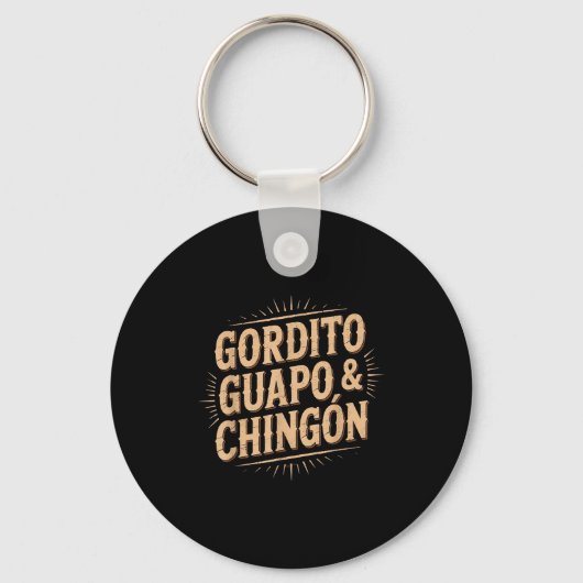 Porte-clés Gros beau chingon (Recto)