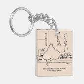 Porte-clés Gros chat (Devant gauche)