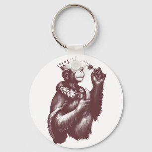 Porte-clés Gros Chimpin' (Monochrome)