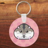 Porte-clés Gros Hamster Russe nain (Recto)