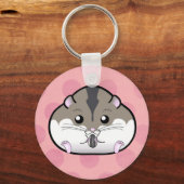 Porte-clés Gros Hamster Russe nain (Recto)