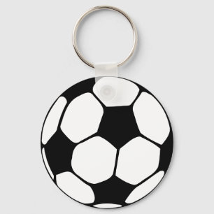 Porte-clés Gros plan sur le ballon de football