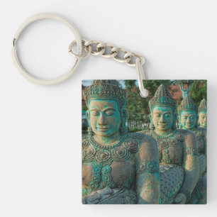 Porte-clés Gros plan sur les sculptures d'artistes