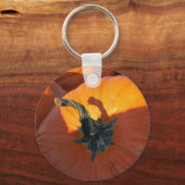 Porte-clés Grosse Citrouille Orange (Verso)