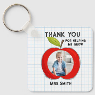 Porte-clés Grosse pomme ROUGE, cela prend une grande photo ca