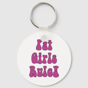Porte-clés Grosse règle de filles ! Porte - clé