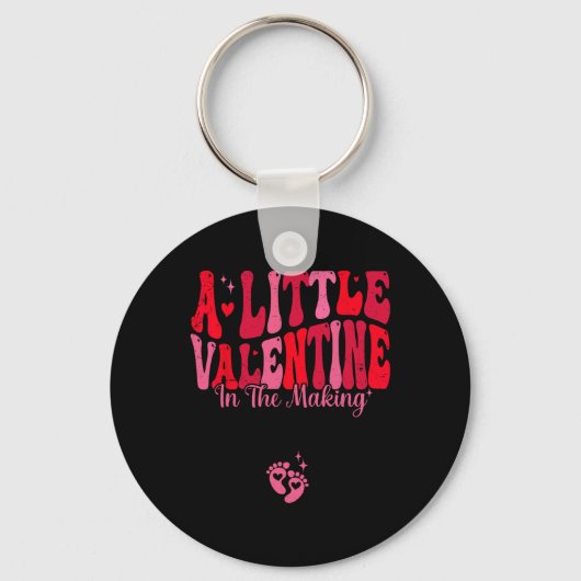 Porte-clés Grossesse de Saint Valentin - Un peu de Saint Vale (Recto)