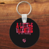 Porte-clés Grossesse de Saint Valentin - Un peu de Saint Vale (Recto)