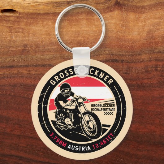 Porte-clés Grossglockner | Autriche | Motorcycle (Recto)