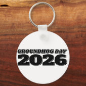 Porte-clés Groundhog Day 2026 (Recto)