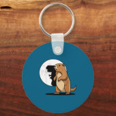 Porte-clés Groundhog Shadow Dinosaur Puppet Happy Groundhog D (Recto)